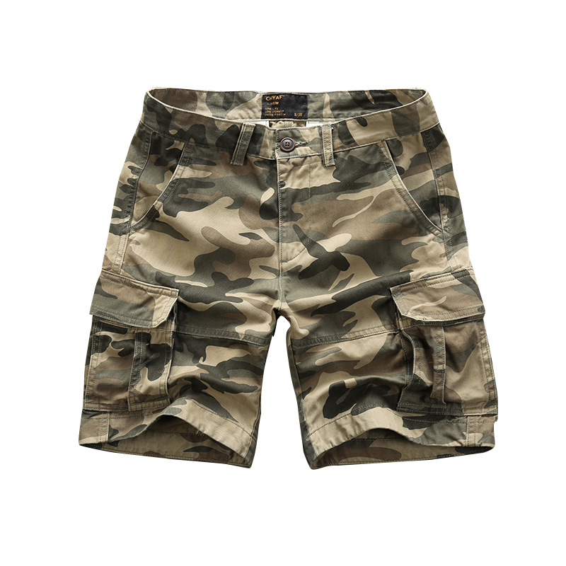 Shorts Men'S Summer Casual Camouflage Men'S American Workwear Three-Quarter Pants Comfortable Outer Wear Trendy Youth Pants Trendy Brand