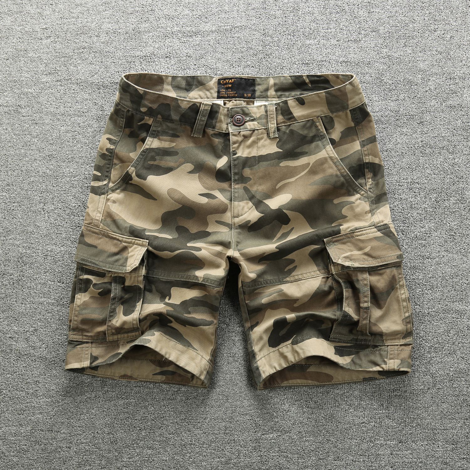 Shorts Men'S Summer Casual Camouflage Men'S American Workwear Three-Quarter Pants Comfortable Outer Wear Trendy Youth Pants Trendy Brand