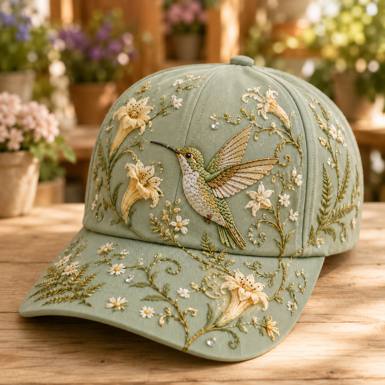 🦋 Nature-Inspired Embroidered Animal Caps🔥Last 4 hours🔥BUY 4 GET 1 FREE (Add 4 Pcs To Cart)