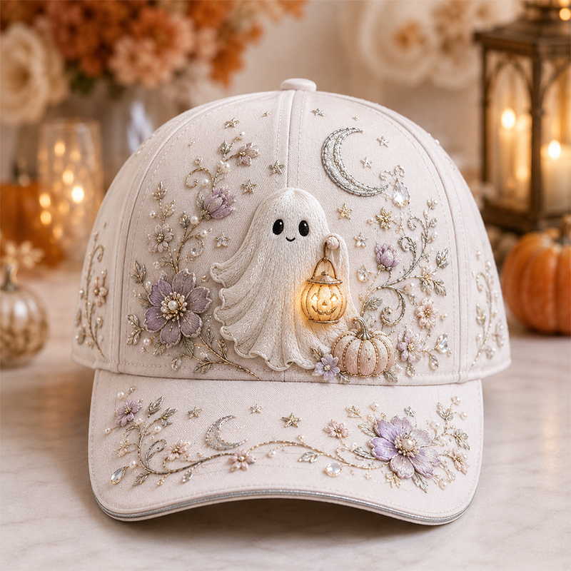 🔥 Last Day 49% OFF – BUY 4 GET 1 FREE🧙‍♀️✨ 3D Halloween Embroidery Cap