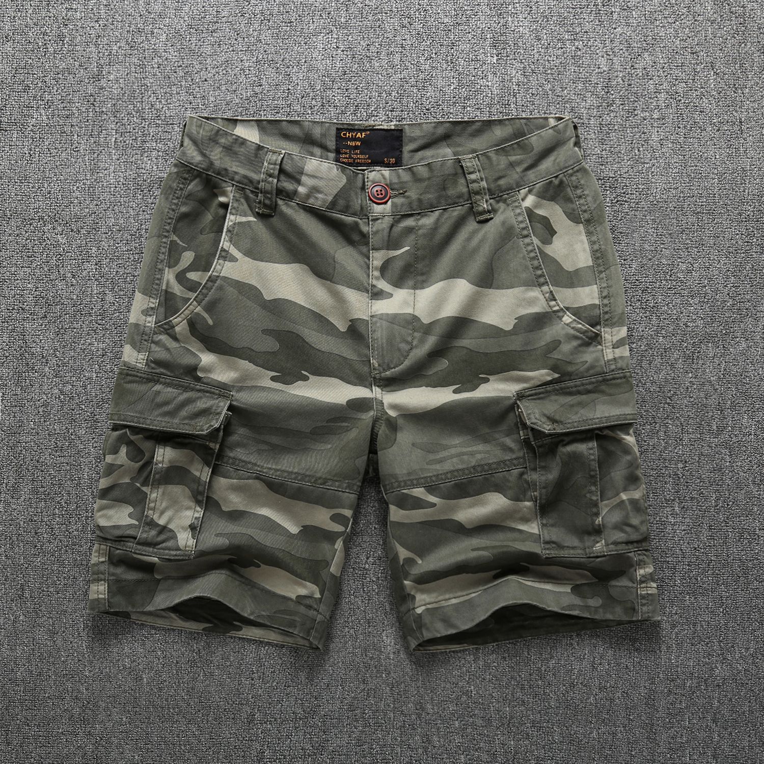 Shorts Men'S Summer Casual Camouflage Men'S American Workwear Three-Quarter Pants Comfortable Outer Wear Trendy Youth Pants Trendy Brand