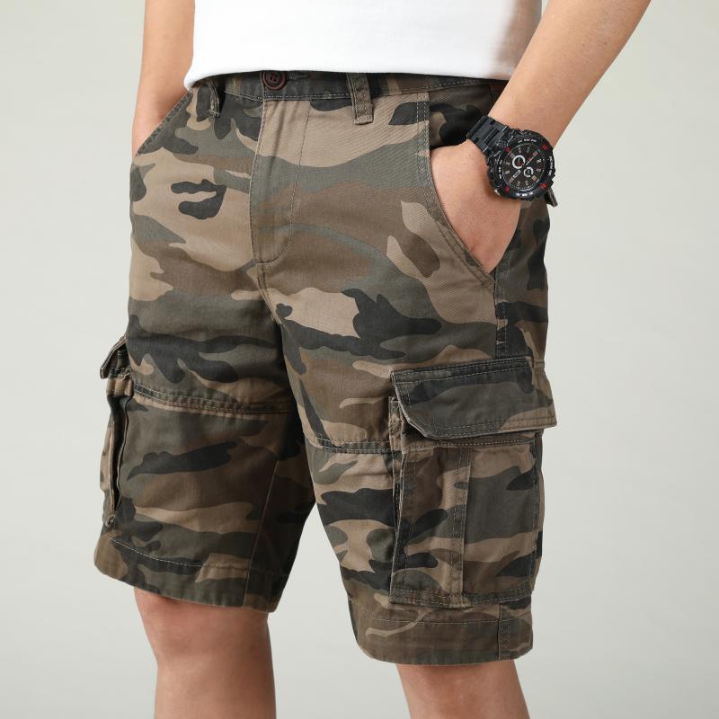 Shorts Men'S Summer Casual Camouflage Men'S American Workwear Three-Quarter Pants Comfortable Outer Wear Trendy Youth Pants Trendy Brand