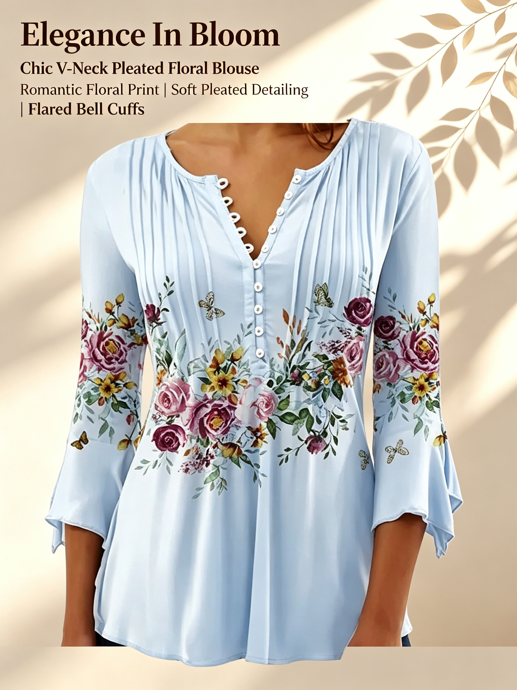 floral blouse