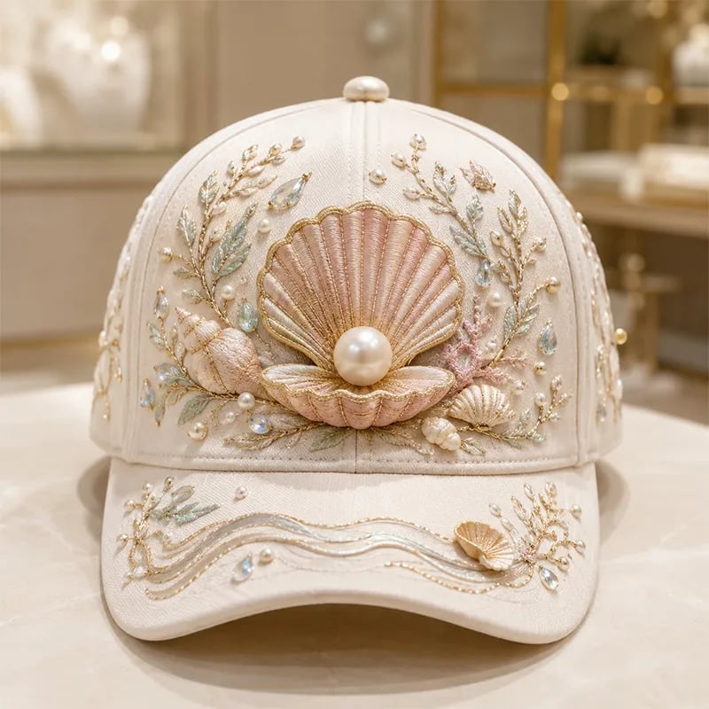 🔥49% Off Last Day - BUY 4 GET 1 FREE🌊 3D Ocean Creatures Embroidery Cap