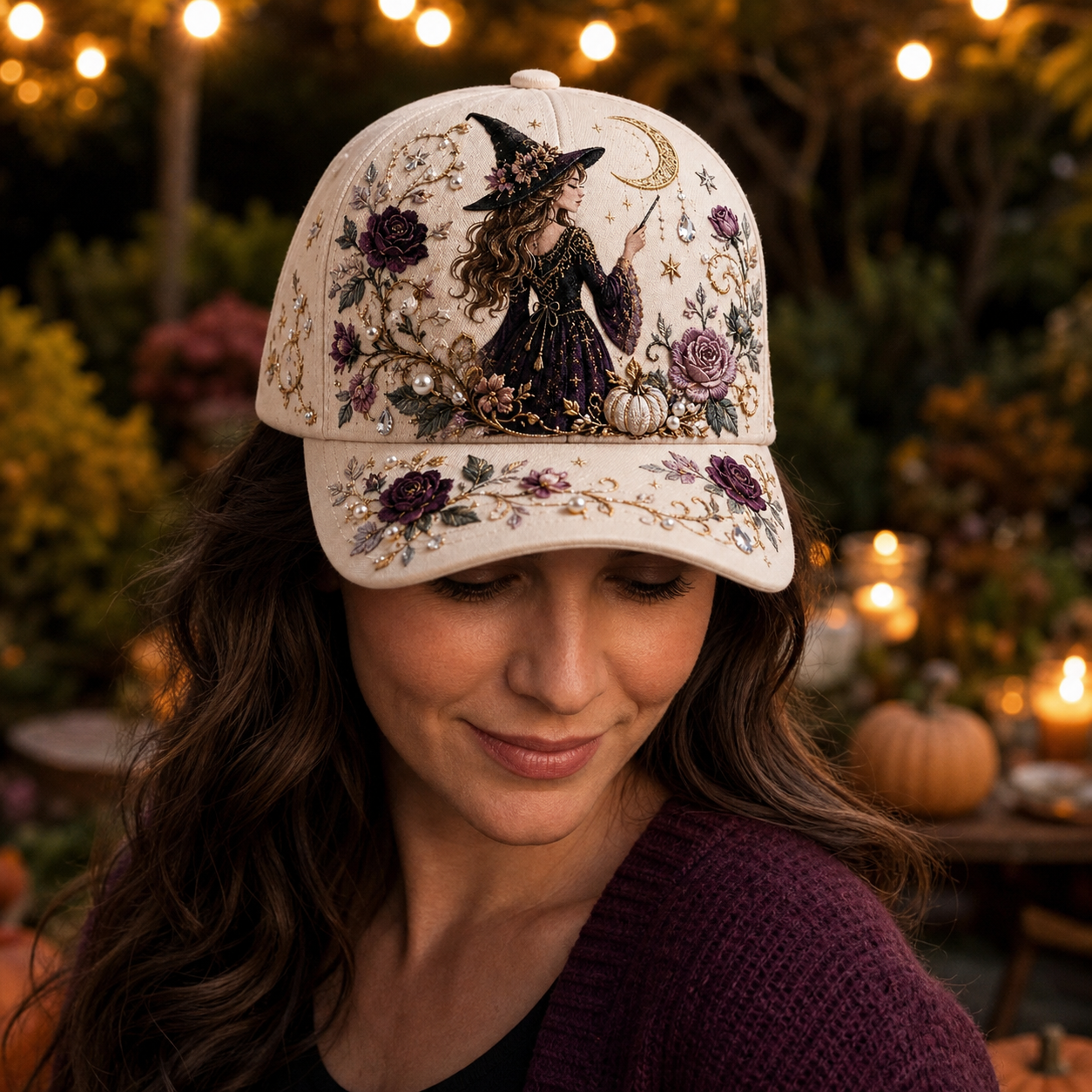 🔥 Last Day 49% OFF – BUY 4 GET 1 FREE🧙‍♀️✨ 3D Halloween Embroidery Cap