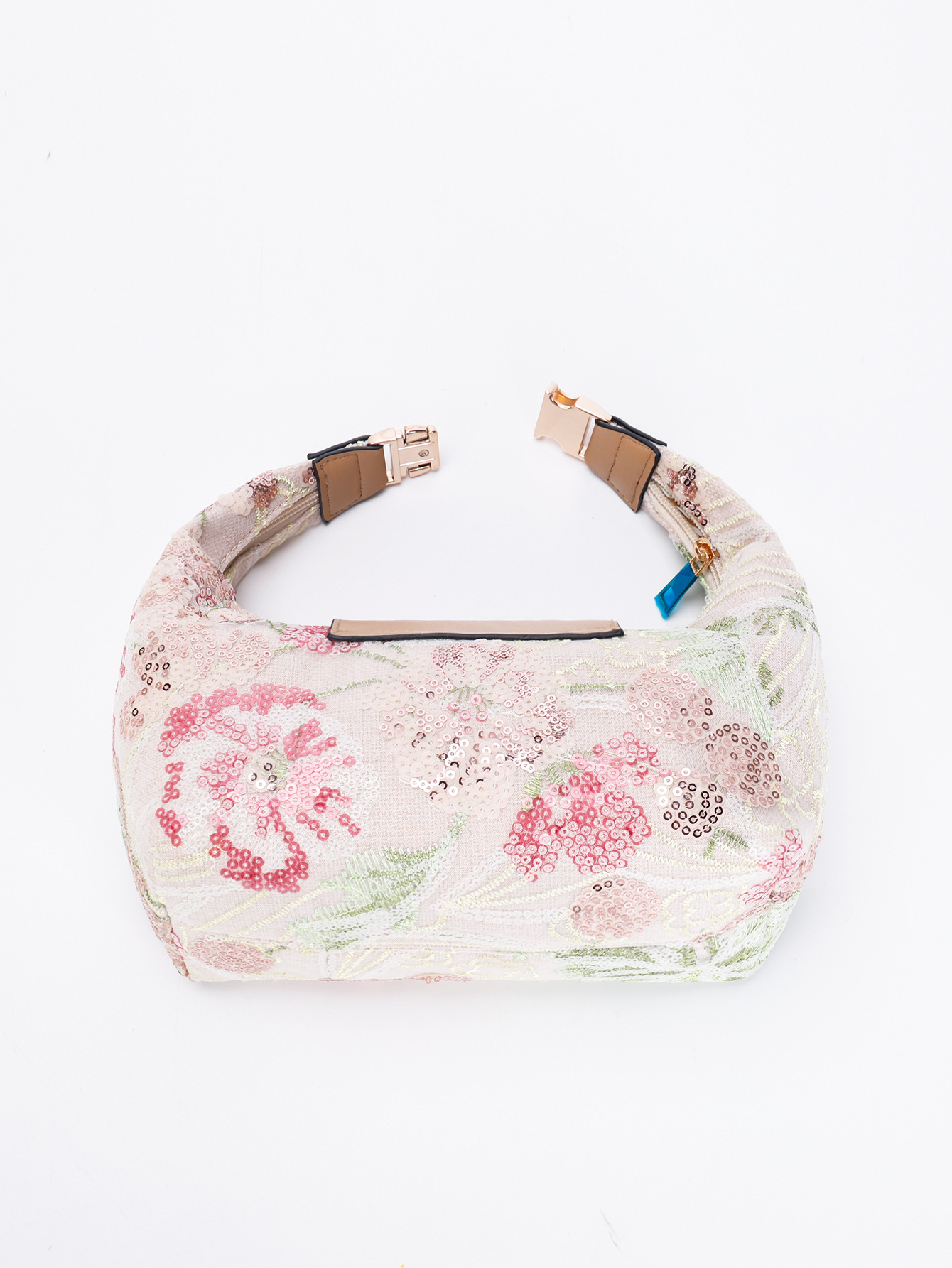 Women’s Vintage Floral Embroidered Bag – Cross-Border Large Capacity Handheld Purse Unique Designer Commuter Bag