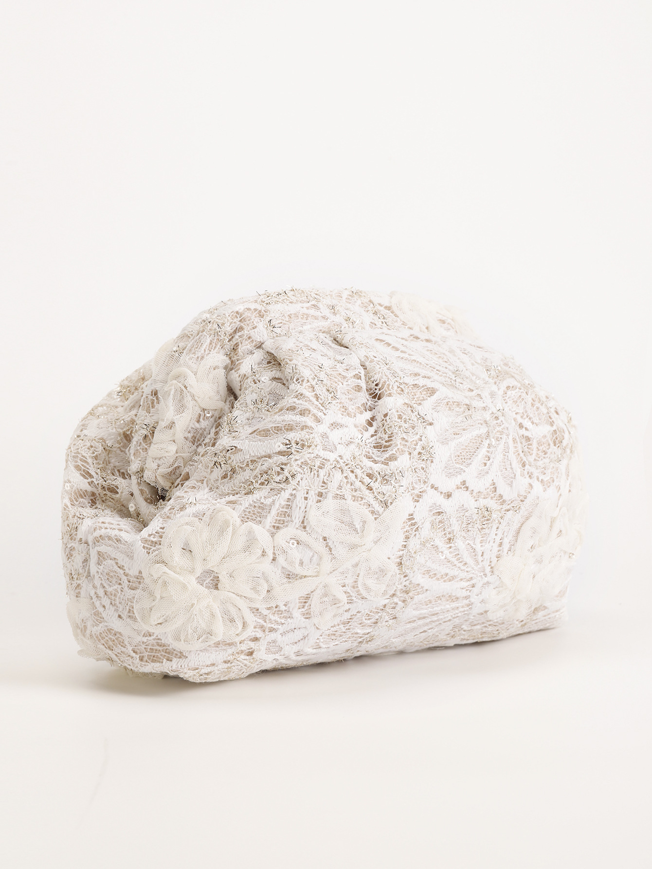 Women’s Lace Embroidered Clutch Bag – High-End Evening Bag Unique Designer Floral Cut-Out Bridal Bag Purse