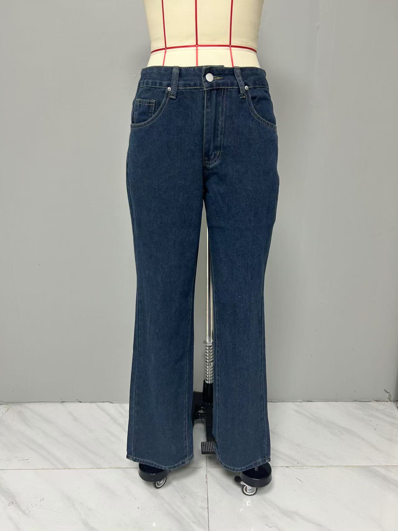 Women’s Low-Rise Loose Straight-Leg Vintage Denim Jeans – Bestseller