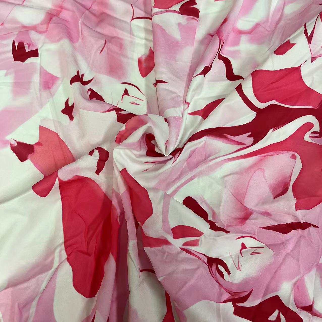 Women’s Spring New Arrival Casual Commuter Batwing Sleeve Color-Block Print Fashion Set