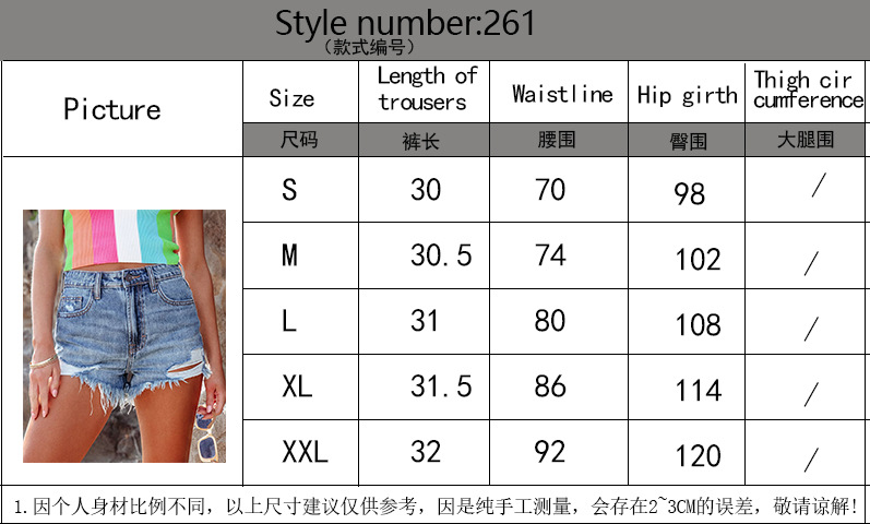 Women’s Summer New Arrival Fashion Casual Denim Shorts with Ripped & Frayed Details – Amazon Hot Style