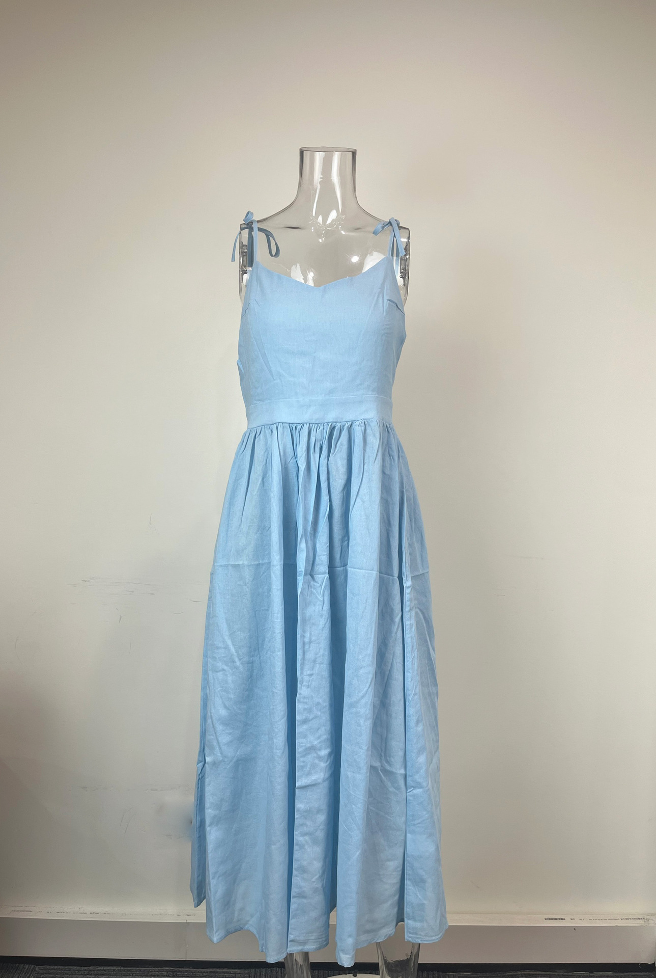 Women’s Spring New Arrival Elegant Sexy Solid Forest High-Waist Camisole Dress