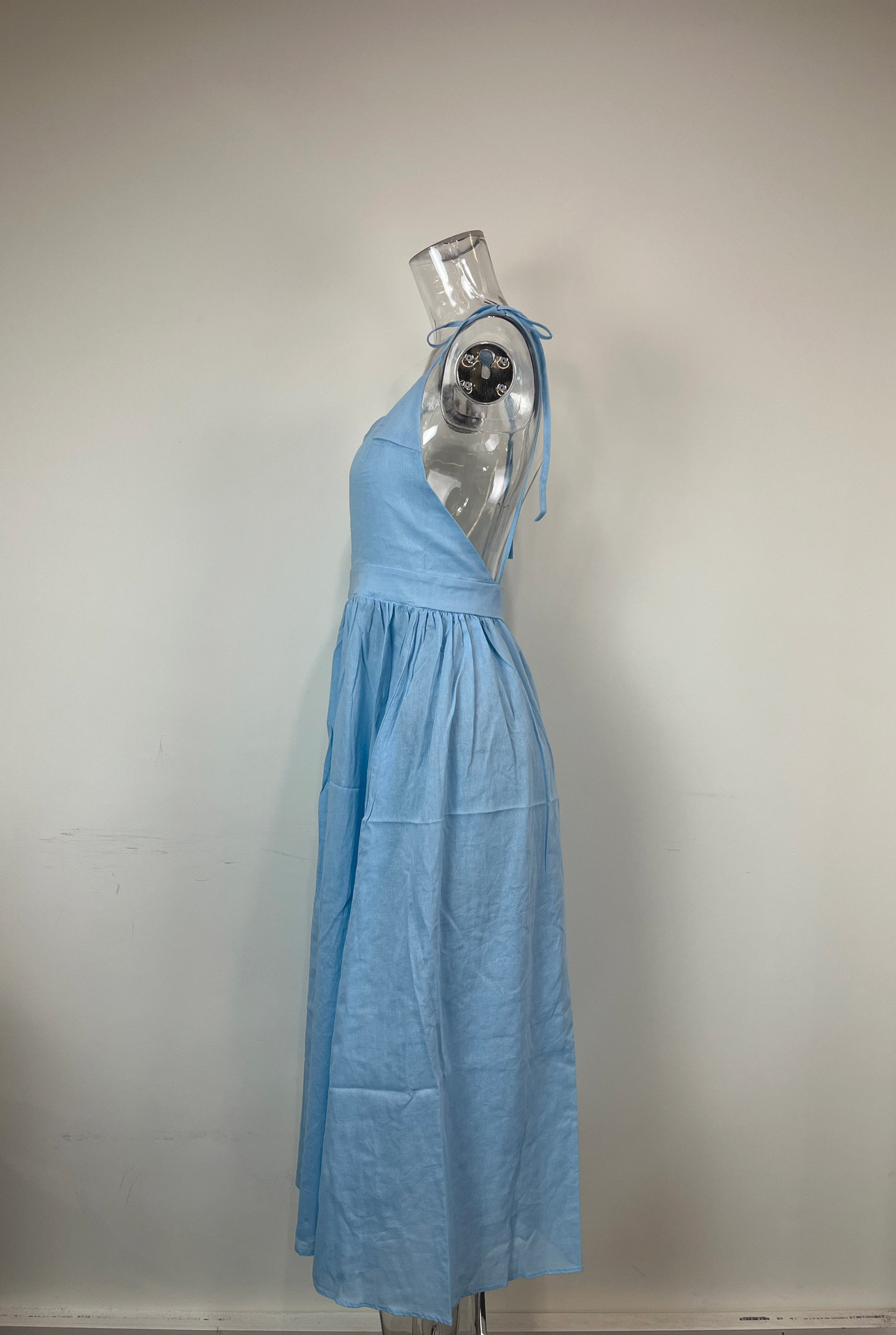 Women’s Spring New Arrival Elegant Sexy Solid Forest High-Waist Camisole Dress