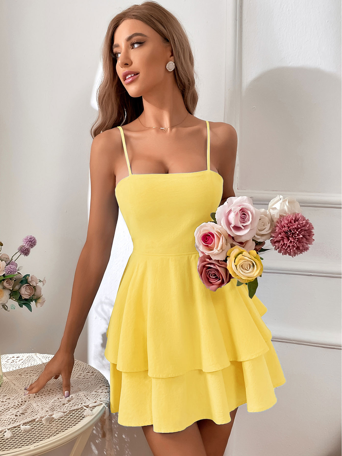 Women’s 2026 Spring/Summer Cotton Bestseller Backless Bow Tie Short Sexy Camisole