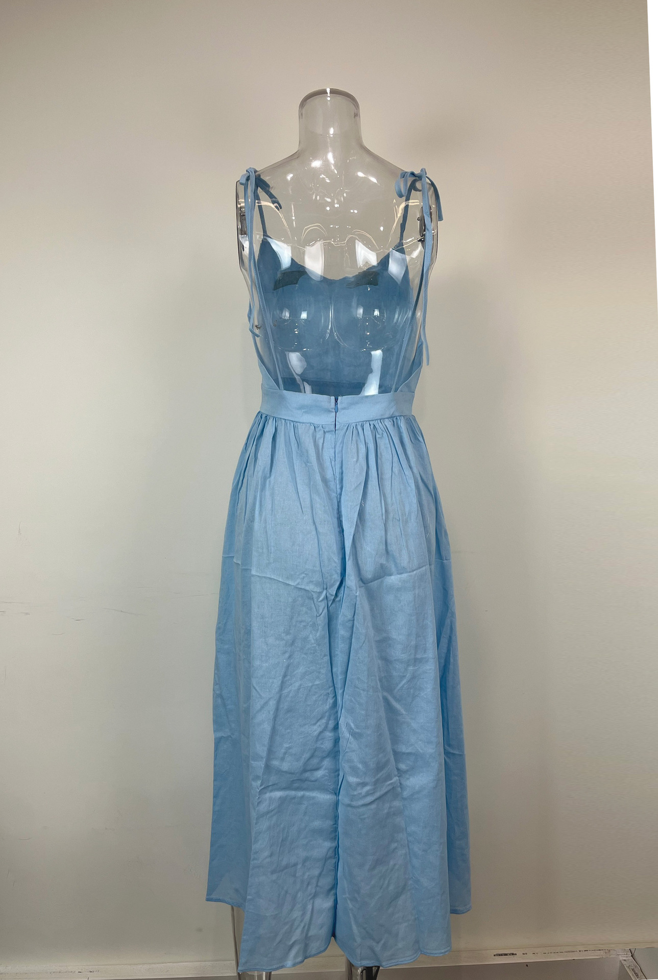 Women’s Spring New Arrival Elegant Sexy Solid Forest High-Waist Camisole Dress