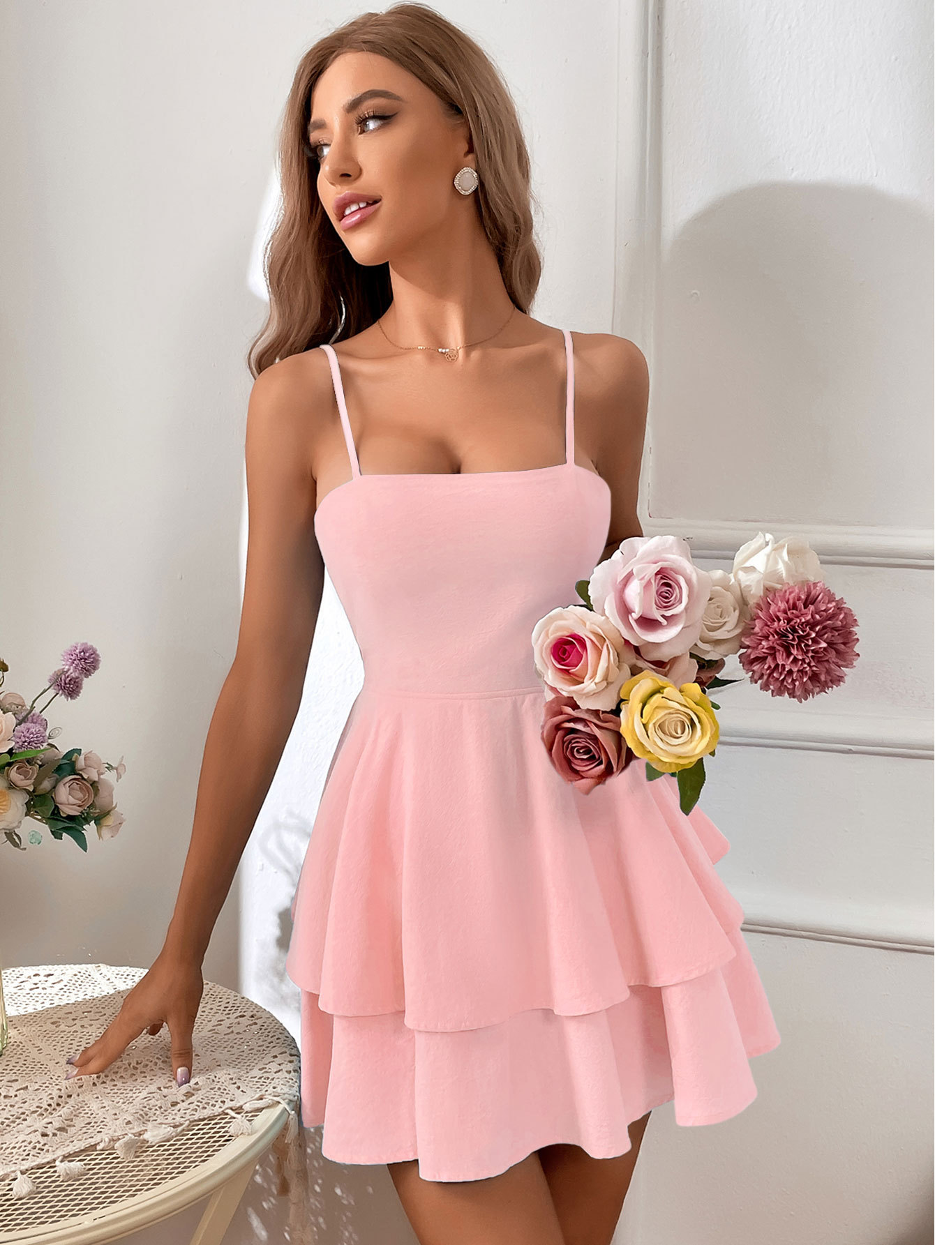 Women’s 2026 Spring/Summer Cotton Bestseller Backless Bow Tie Short Sexy Camisole