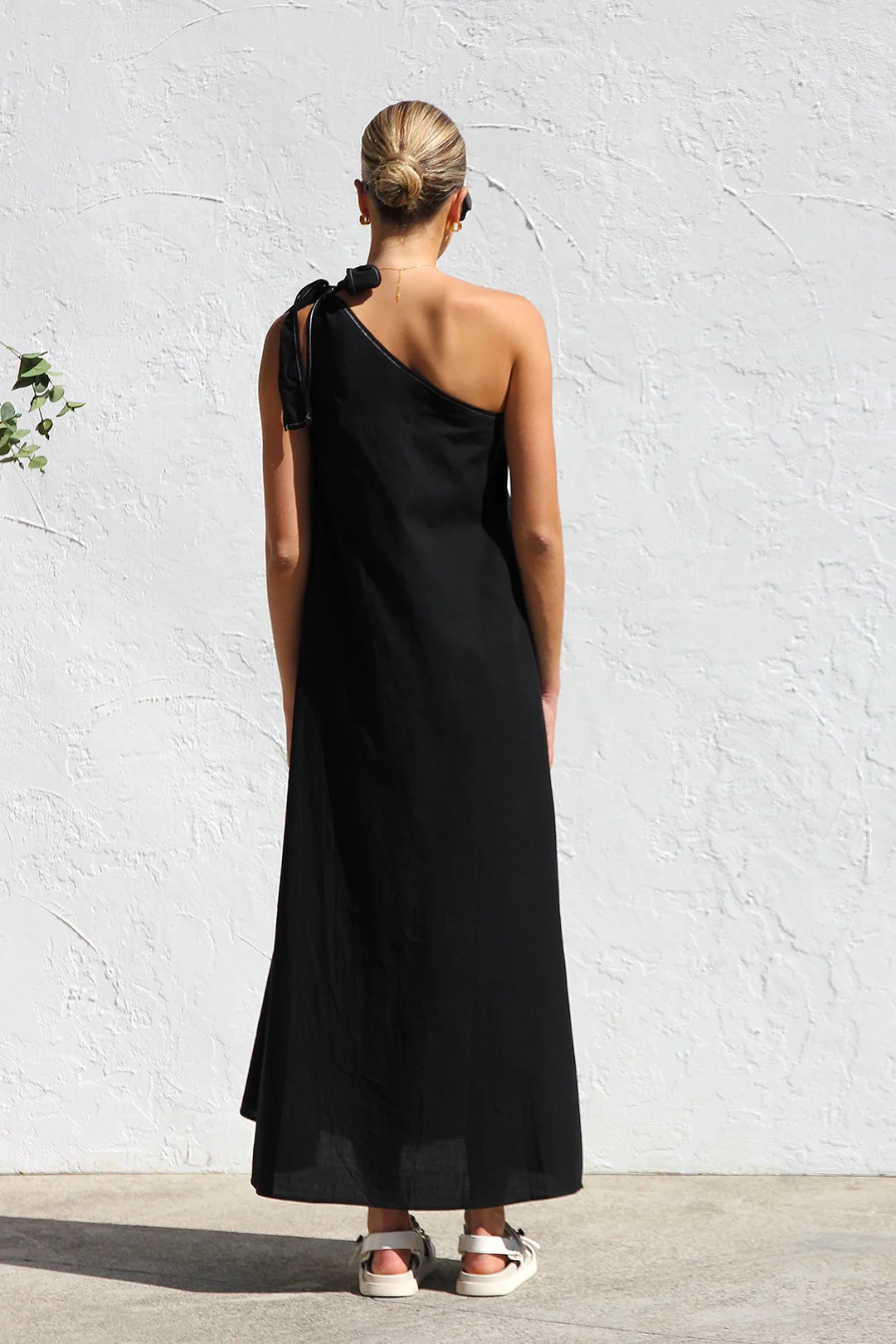 Women’s Summer New Arrival Asymmetric Dress – Ins Influencer Style Tie Elegant Asymmetric Maxi Dress