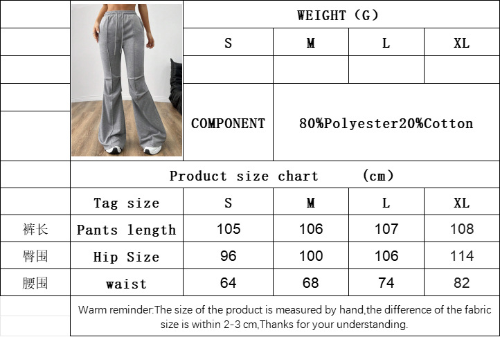 Women’s Minimalist Versatile Commuter Casual Pants – Spring/Summer Drawstring Elastic Waist Slimming Wide-Leg Long Pants