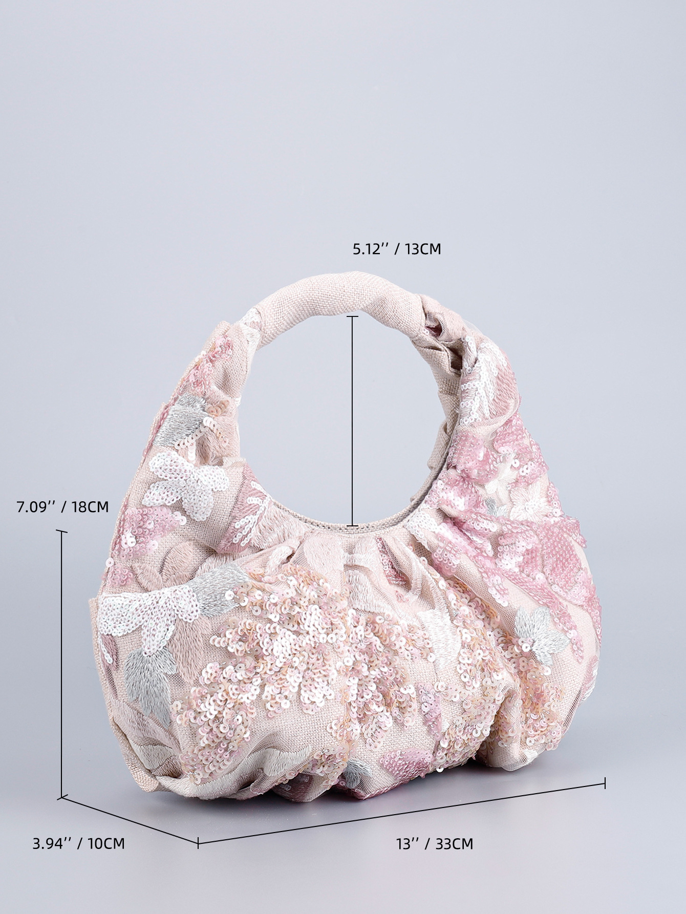 Summer Unique Sequin Bag – Fashion Women’s High-End Embroidered Handbag Small Tote Bag for Going Out – Cross-Border