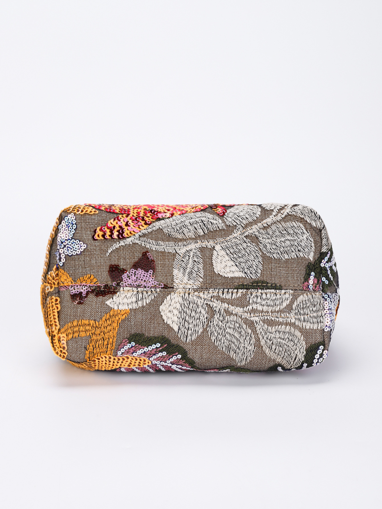 Women’s Bohemian Sequin Bag – Floral Embroidered Handbag Vintage Women’s Handheld Bag Versatile Purse