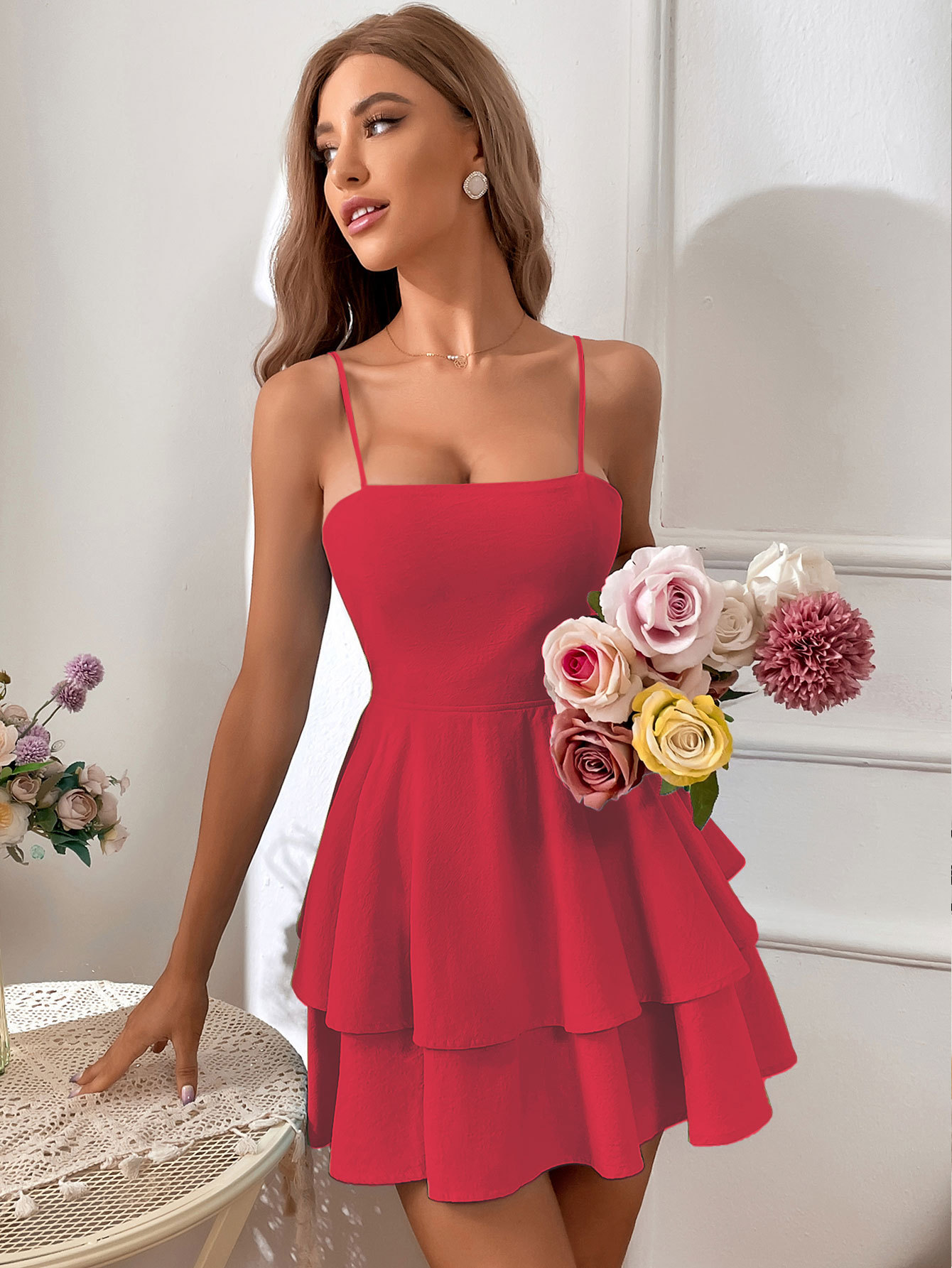 Women’s 2026 Spring/Summer Cotton Bestseller Backless Bow Tie Short Sexy Camisole