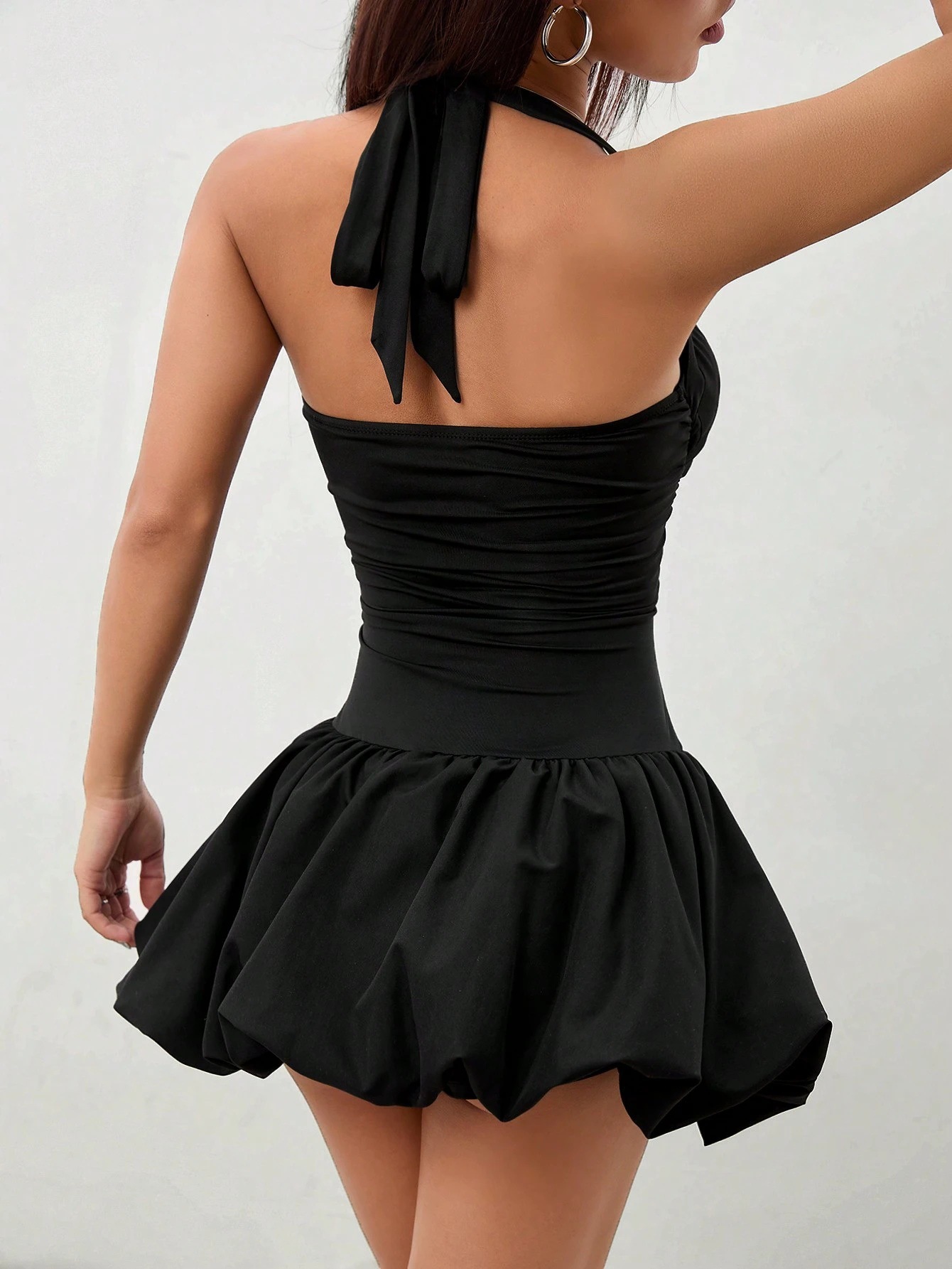 Women’s Summer New Arrival Pure & Flirty Sweet & Spicy Style Dress – Halter A-Line Short Dress