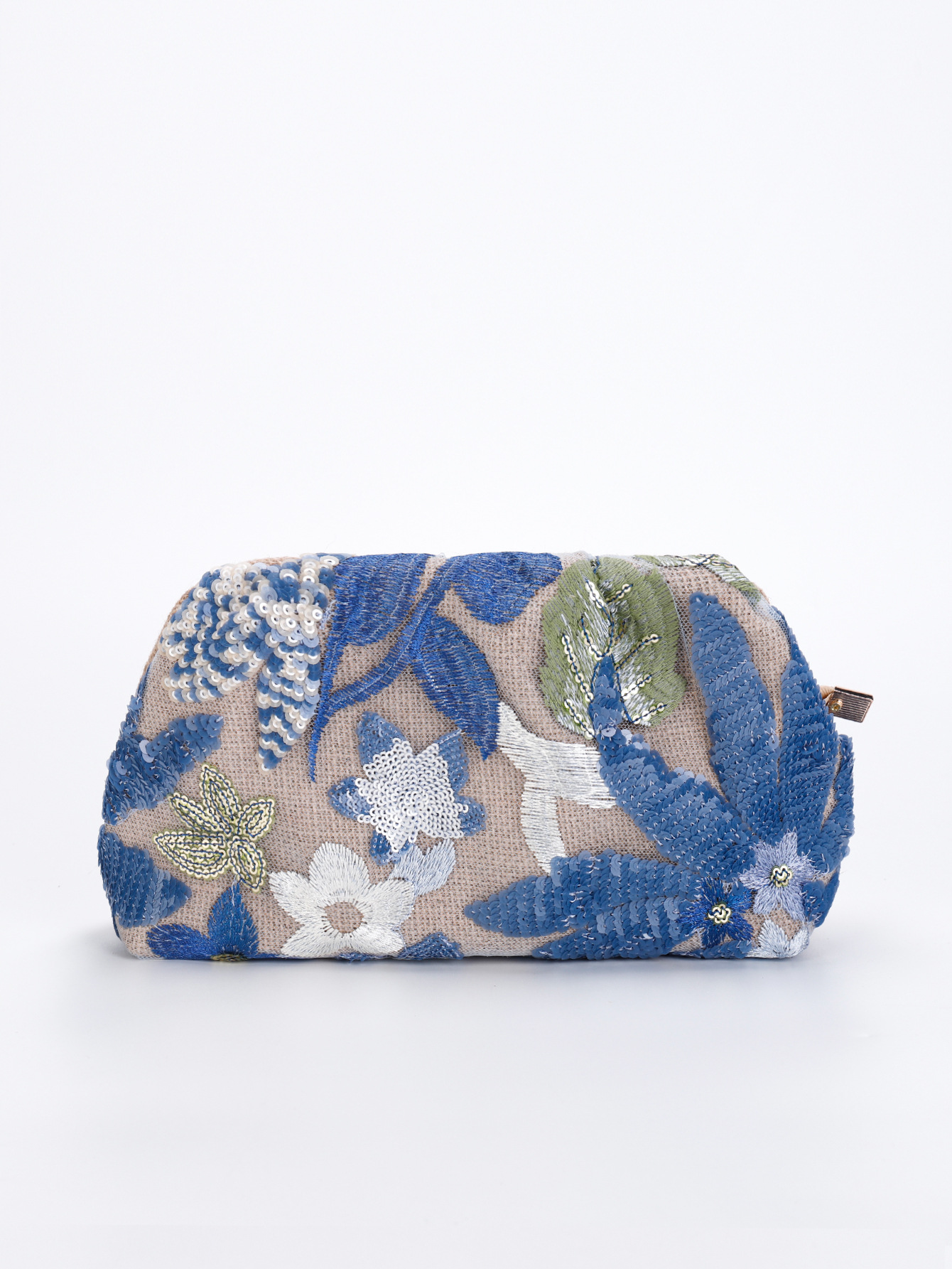 Women’s New Arrival Heavy Ink Painting Style Mesh Embroidery Sequin Bag – Light Luxury Clutch Evening Bag Cloud Bag