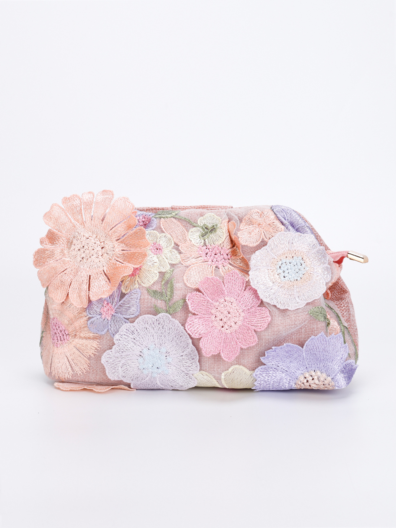Women’s New Arrival Heavy Ink Painting Style Mesh Embroidery Sequin Bag – Light Luxury Clutch Evening Bag Cloud Bag