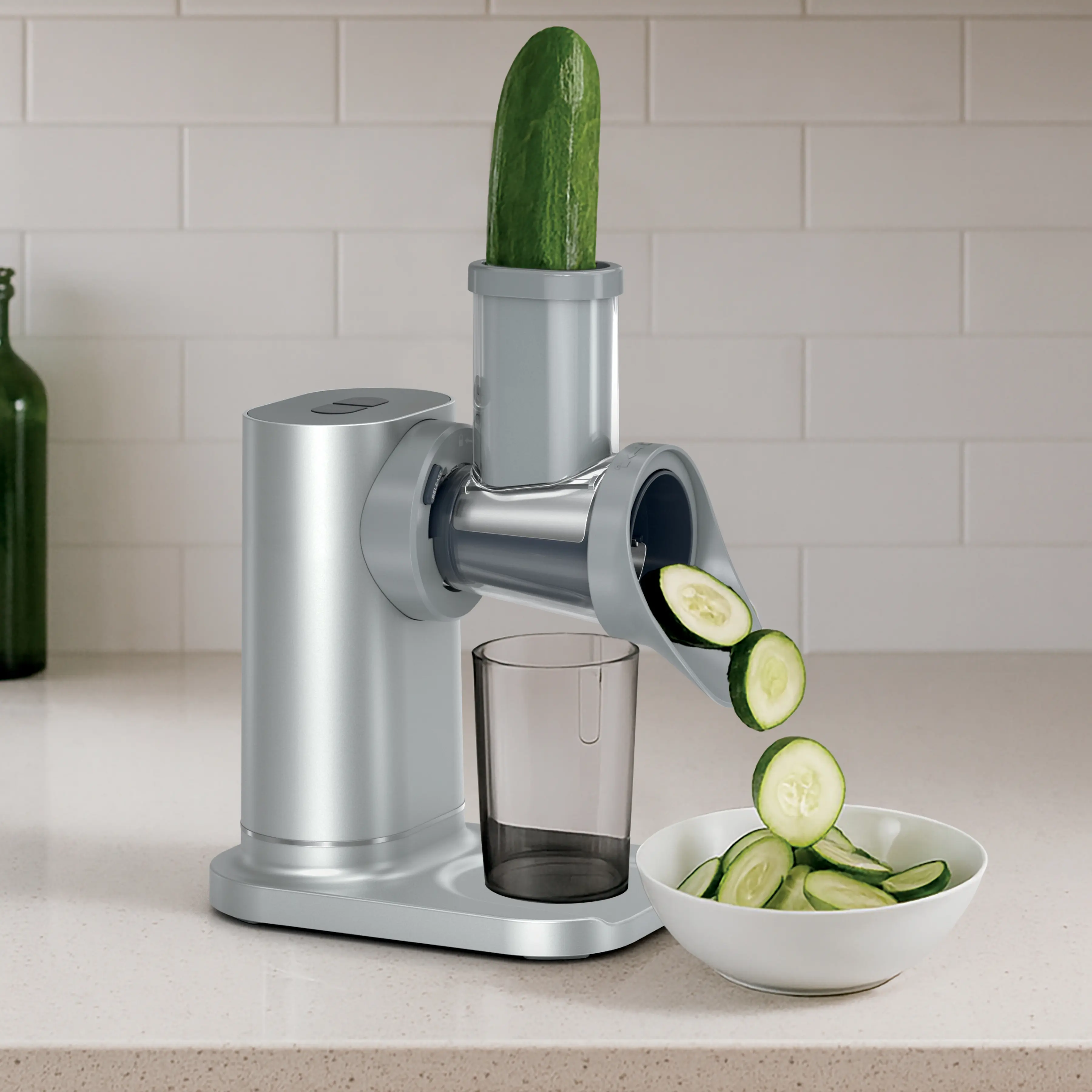  ADMQX 3-in-1 Juicer, Slicer, Shredder
