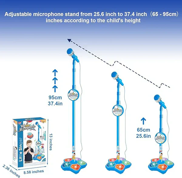 🎤 Microphone, 🎶 Singing Machine, and 🎸 Guitar Set to Ignite Your Child's Musical Dreams! ✨