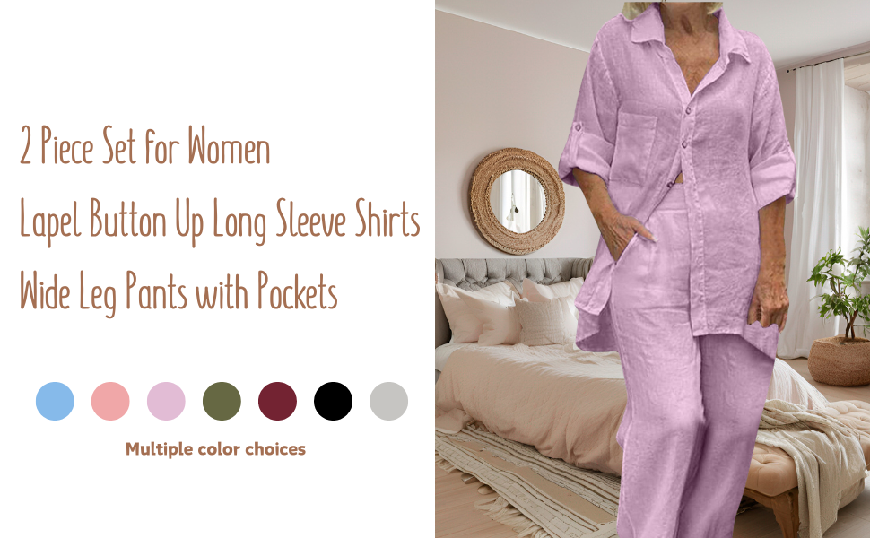 linen 2 piece outfits