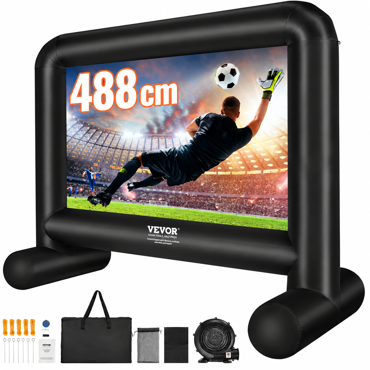 🎁 Exclusive Gift: ADMQX Inflatable MovieScreen 24FT Inflatable Projector Screen foroutside