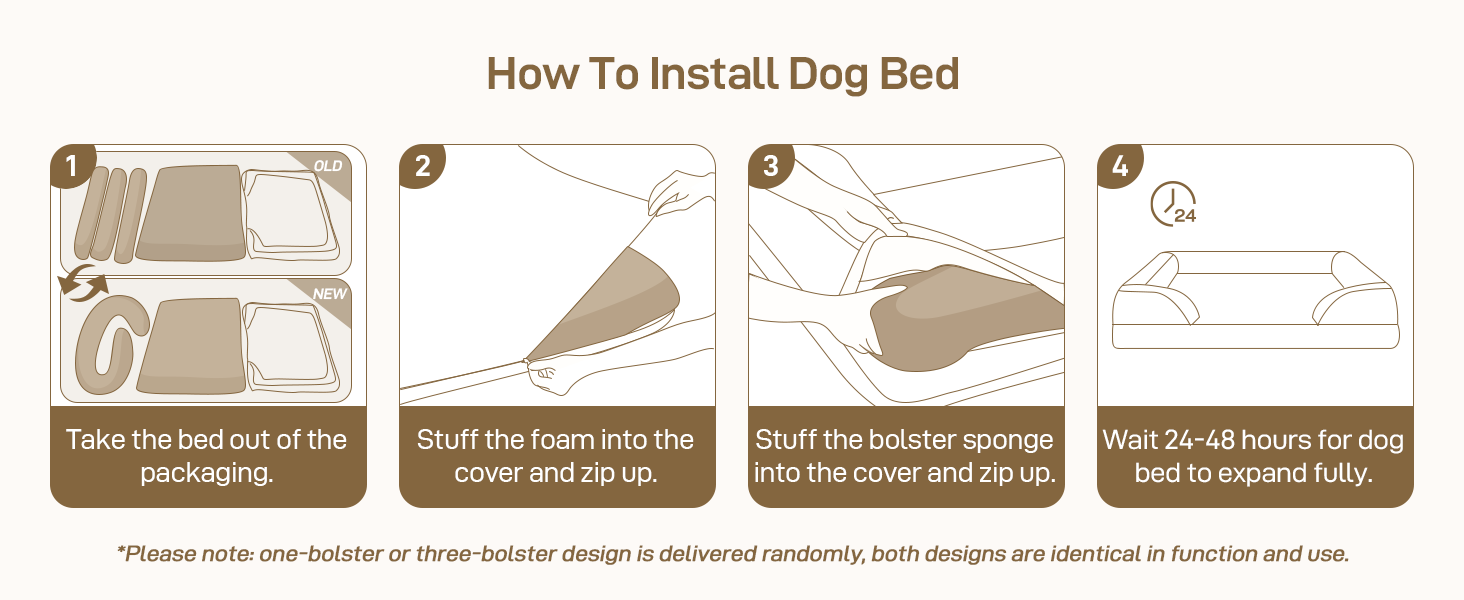 dog bed removable cover