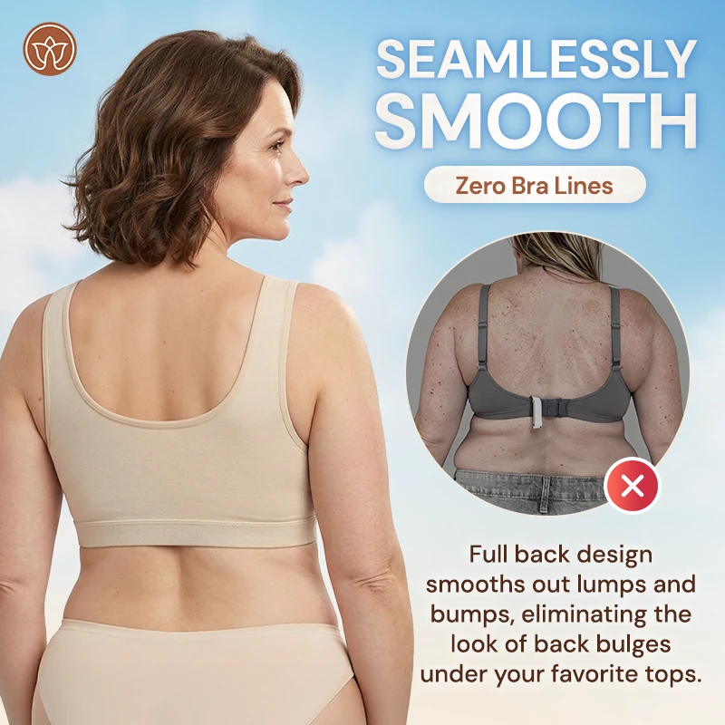 Fiona Bra - Comfortable & Convenient Anti-Sag Front Closure Bra For Seniors-2PCS