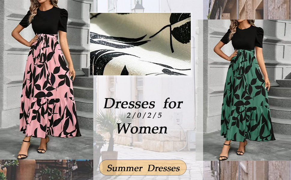 Church Dresses for women evening dresses for women patchwork dress short sleeve dress for women