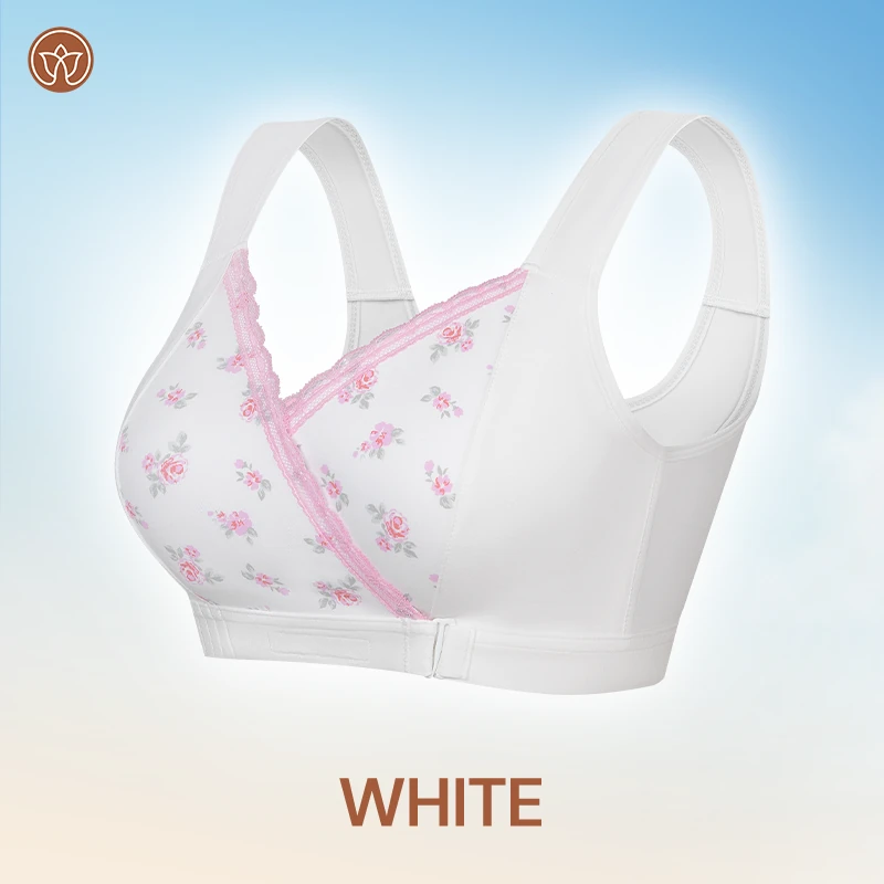 Fiona Bra - Comfortable & Convenient Anti-Sag Front Closure Bra For Seniors-2PCS