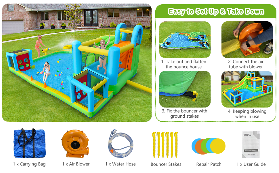 Casa inflable de rebote