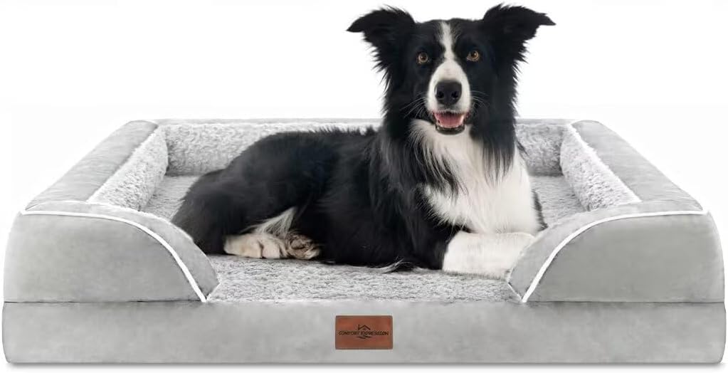 Comfort Expression Orthopedic Dog Bed for Extra Large Dogs 48x30 Inch