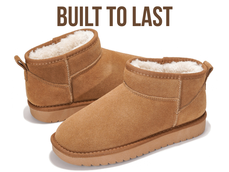 ultra mini zapatos botines de mujer furry knock off bedroom home booty trendy chunky fuzzy