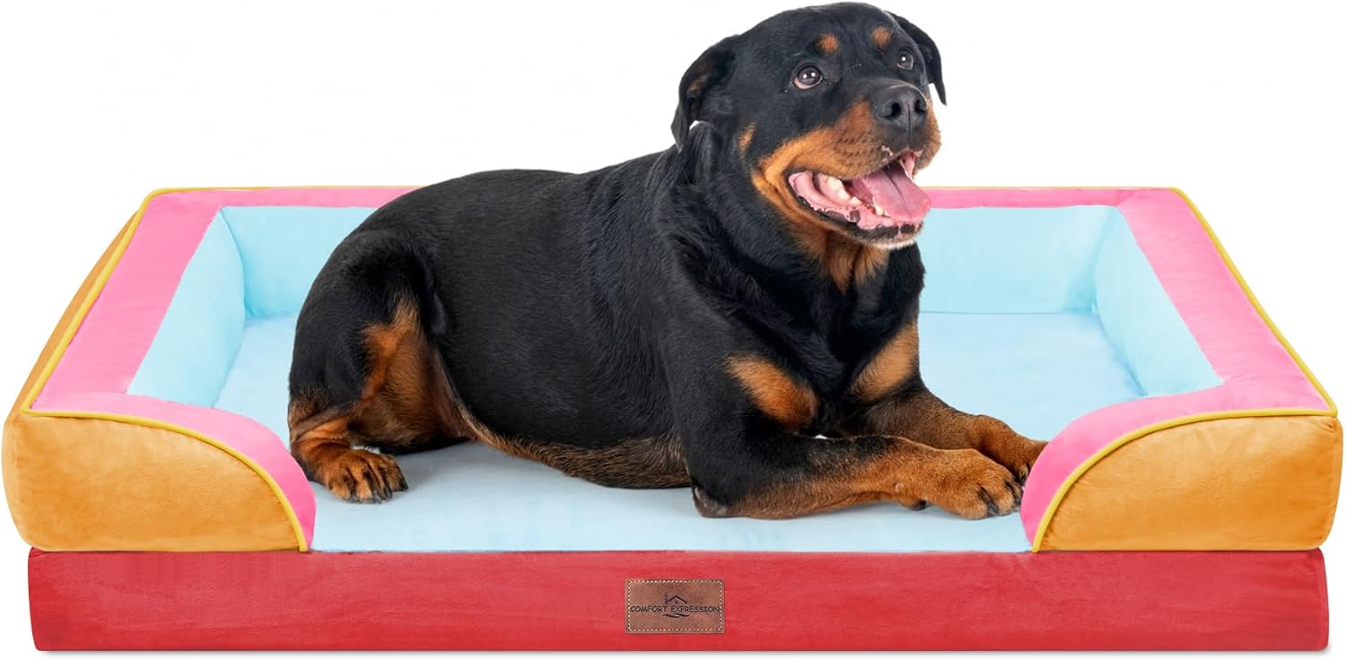 Comfort Expression Orthopedic Dog Bed for Extra Large Dogs 48x30 Inch