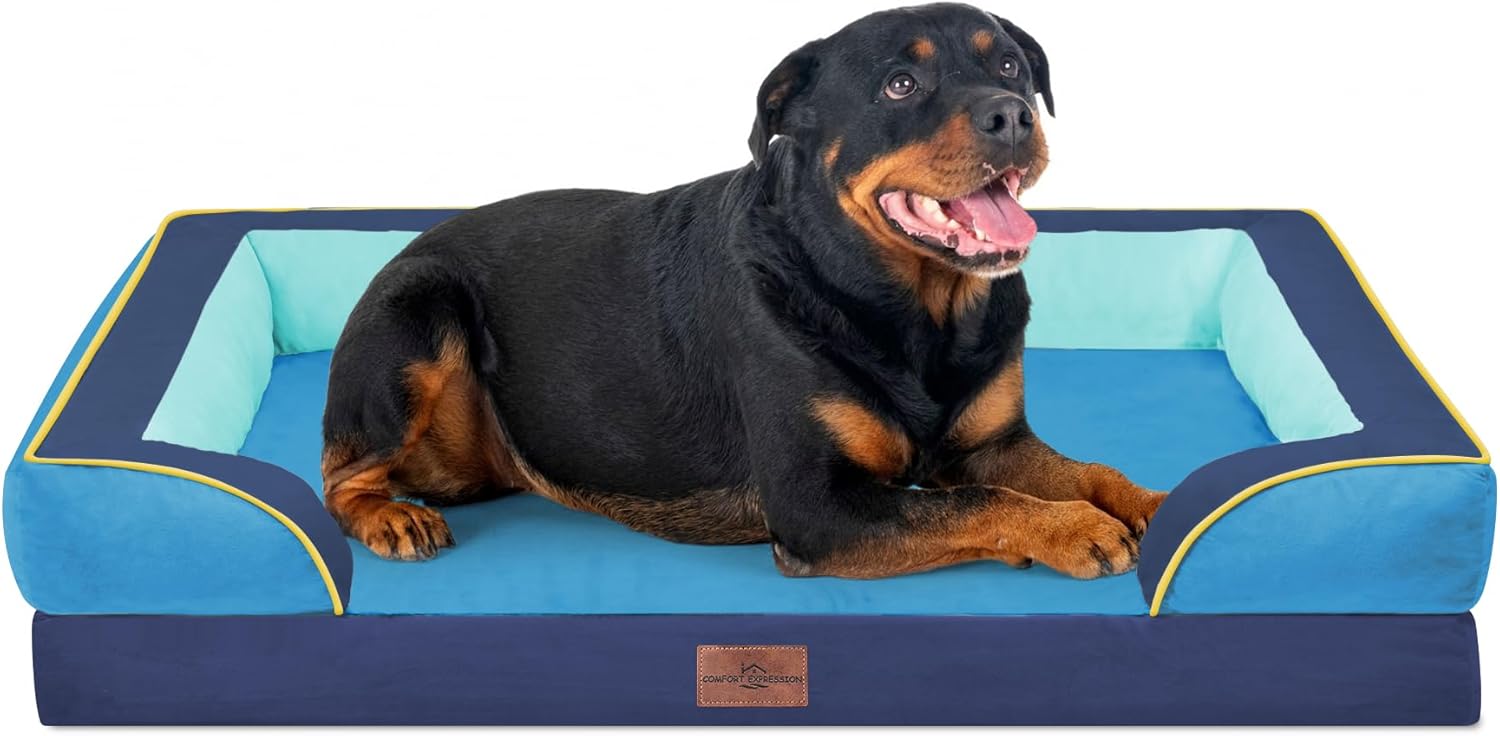 Comfort Expression Orthopedic Dog Bed for Extra Large Dogs 48x30 Inch