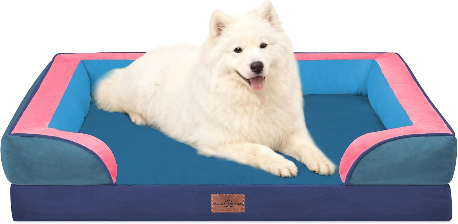 Comfort Expression Orthopedic Dog Bed for Extra Large Dogs 48x30 Inch