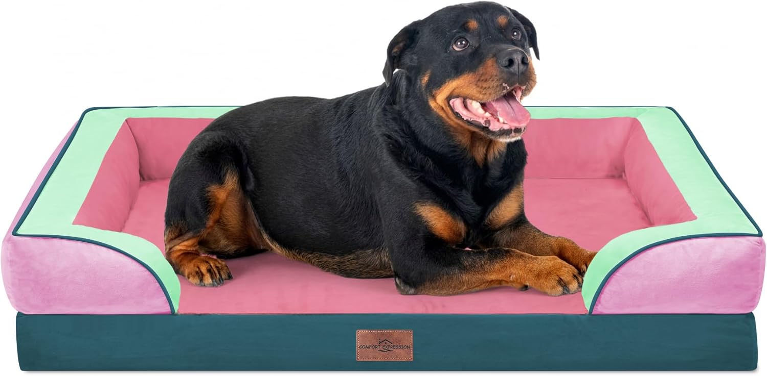 Comfort Expression Orthopedic Dog Bed for Extra Large Dogs 48x30 Inch