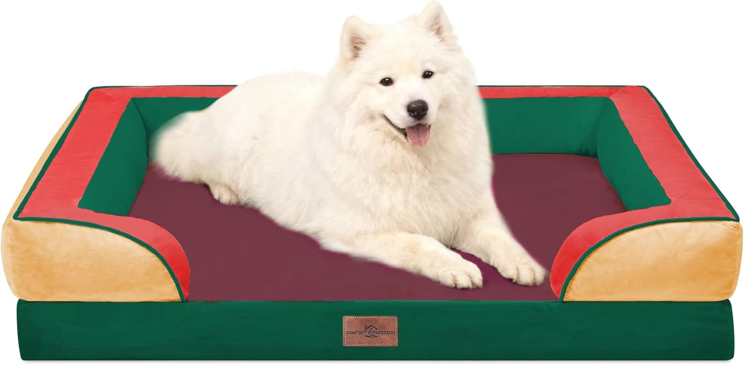 Comfort Expression Orthopedic Dog Bed for Extra Large Dogs 48x30 Inch