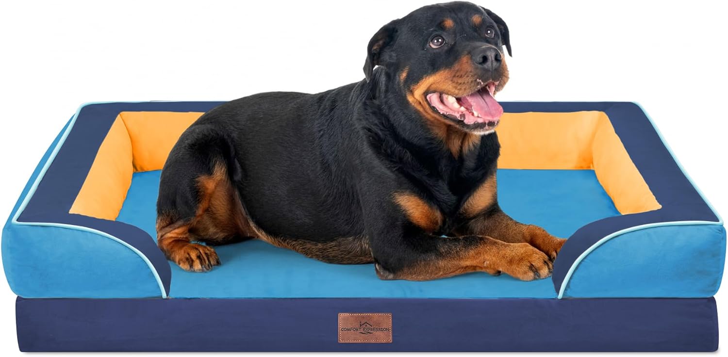 Comfort Expression Orthopedic Dog Bed for Extra Large Dogs 48x30 Inch