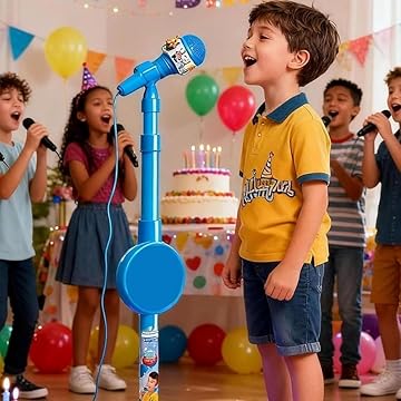 🎤 Microphone, 🎶 Singing Machine, and 🎸 Guitar Set to Ignite Your Child's Musical Dreams! ✨