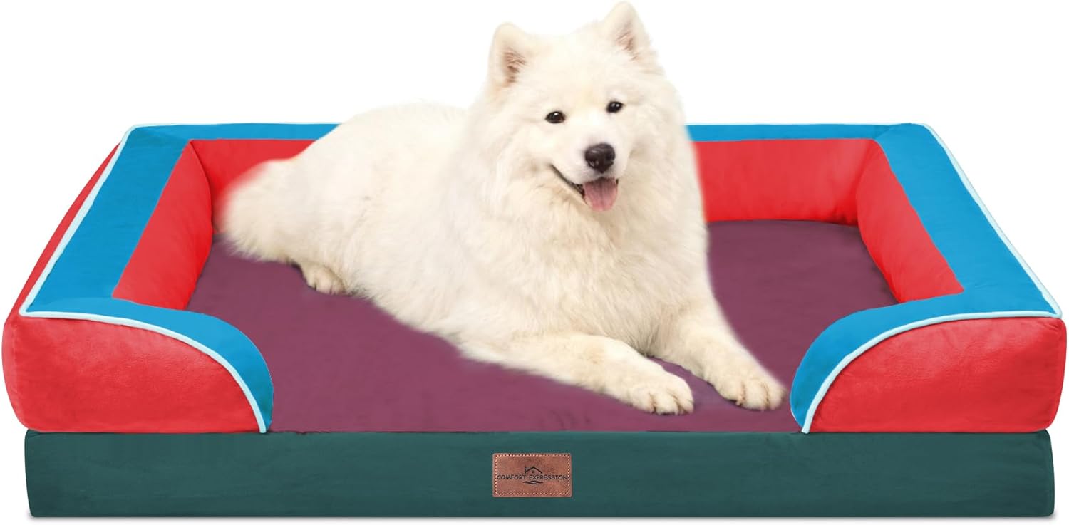 Comfort Expression Orthopedic Dog Bed for Extra Large Dogs 48x30 Inch