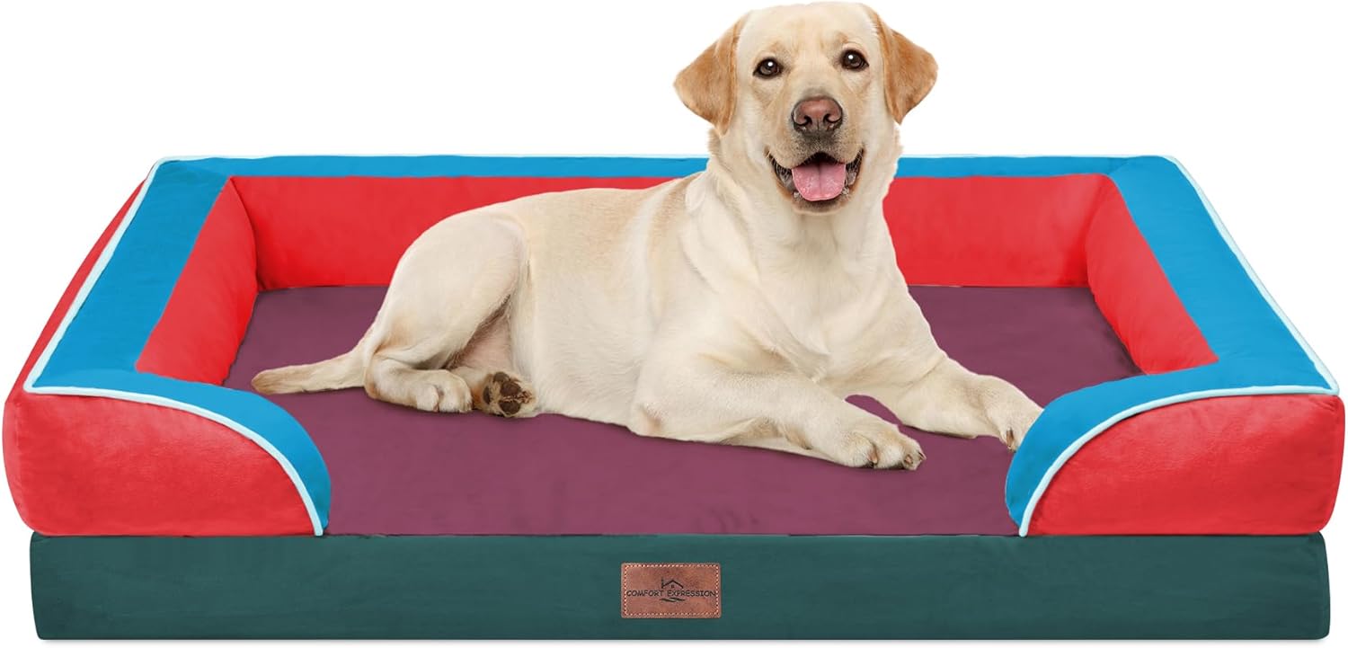 Comfort Expression Orthopedic Dog Bed for Extra Large Dogs 48x30 Inch