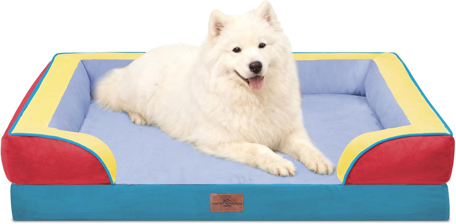 Comfort Expression Orthopedic Dog Bed for Extra Large Dogs 48x30 Inch