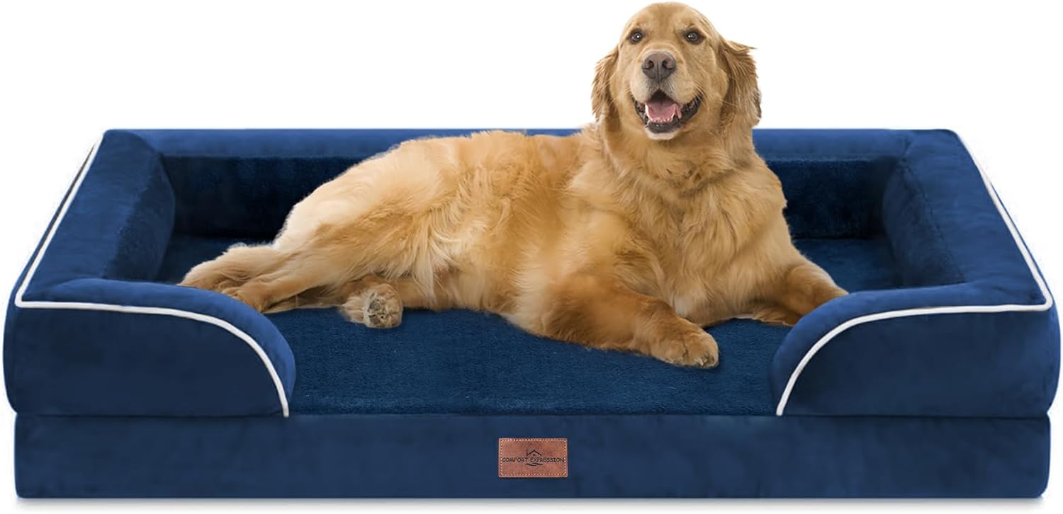 Comfort Expression Orthopedic Dog Bed for Extra Large Dogs 48x30 Inch