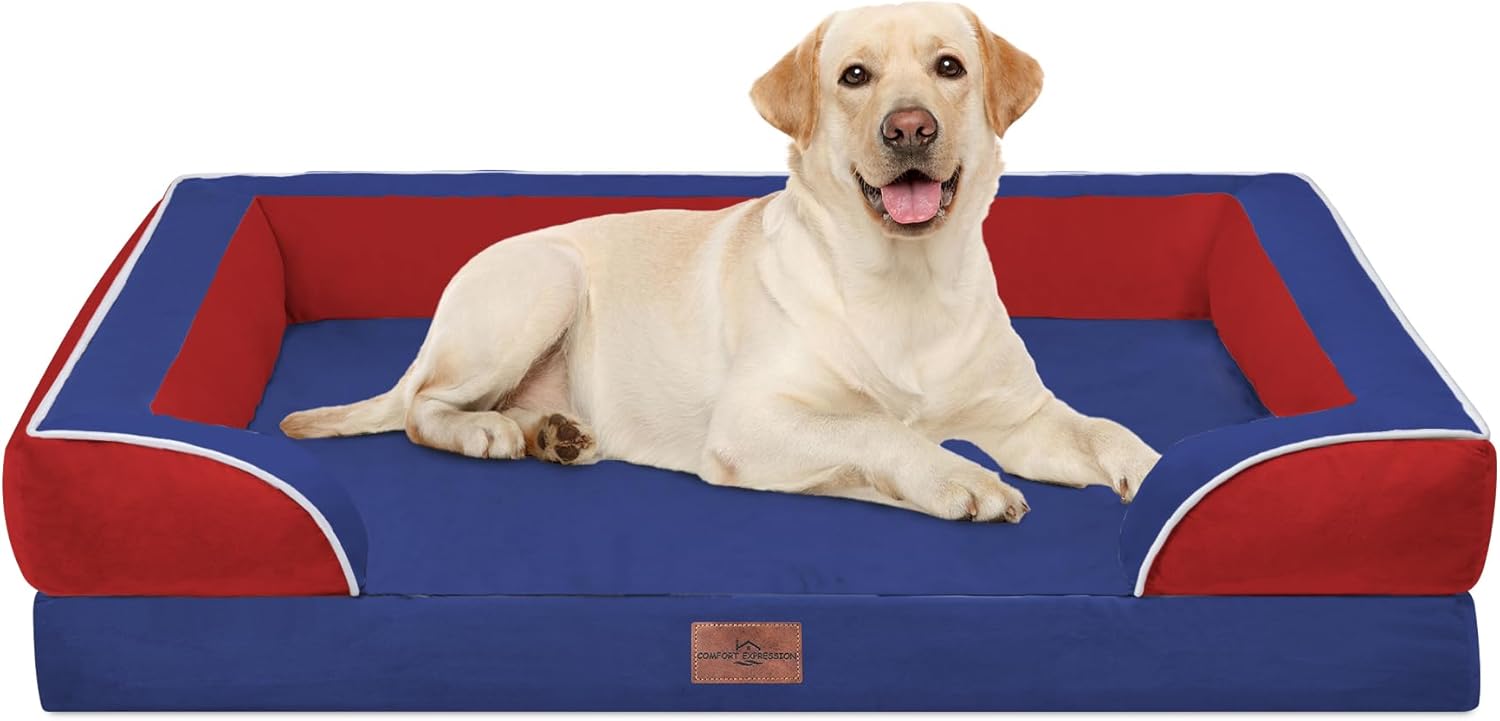 Comfort Expression Orthopedic Dog Bed for Extra Large Dogs 48x30 Inch